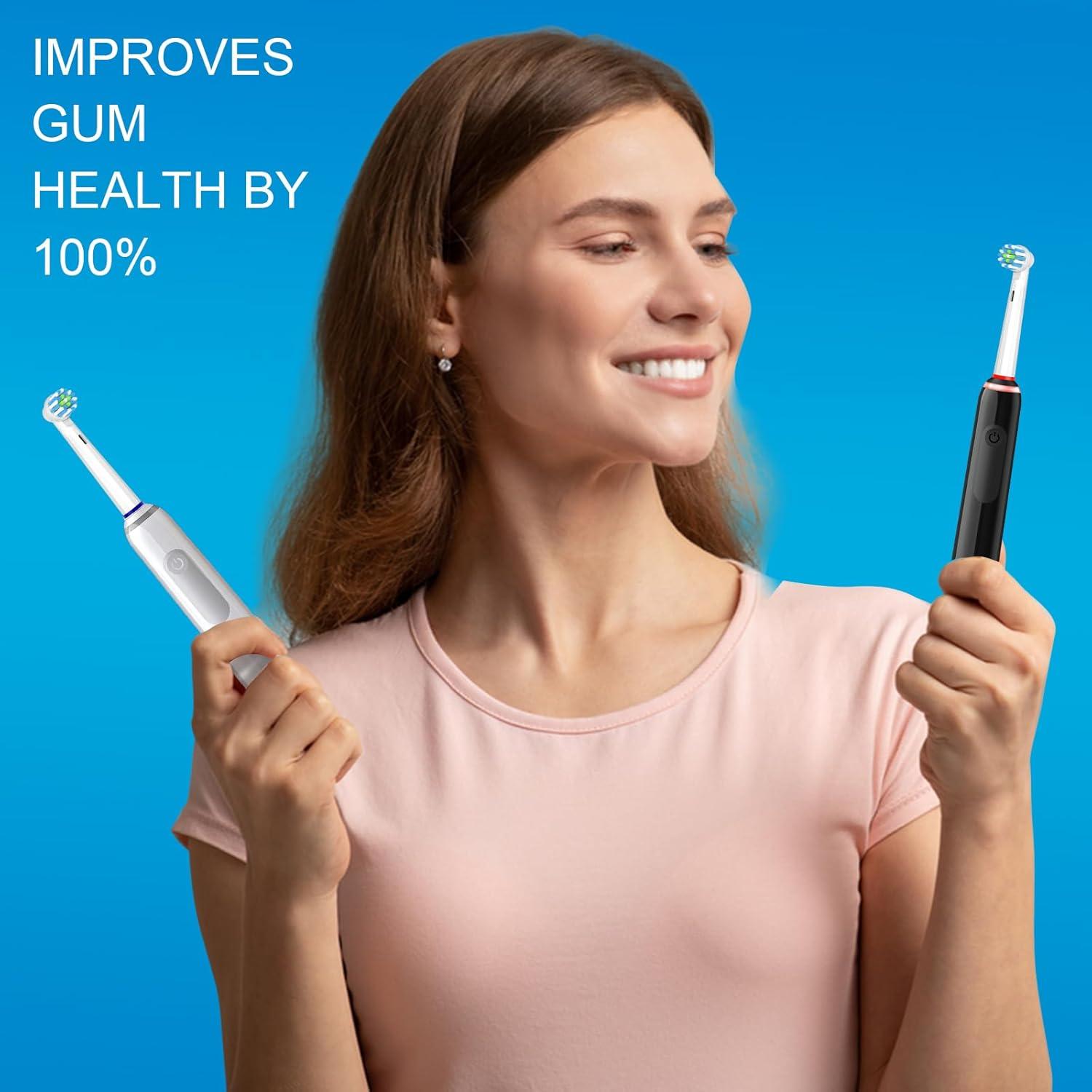 Cabezas de cepillo Oral B Pro 1000 - 8 unidades, negro