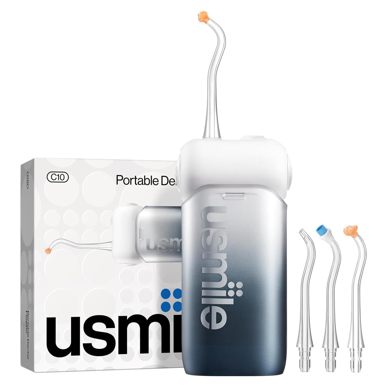 Irrigador de Agua Portátil usmile C10 - 4 Modos, IPX7, 180ml