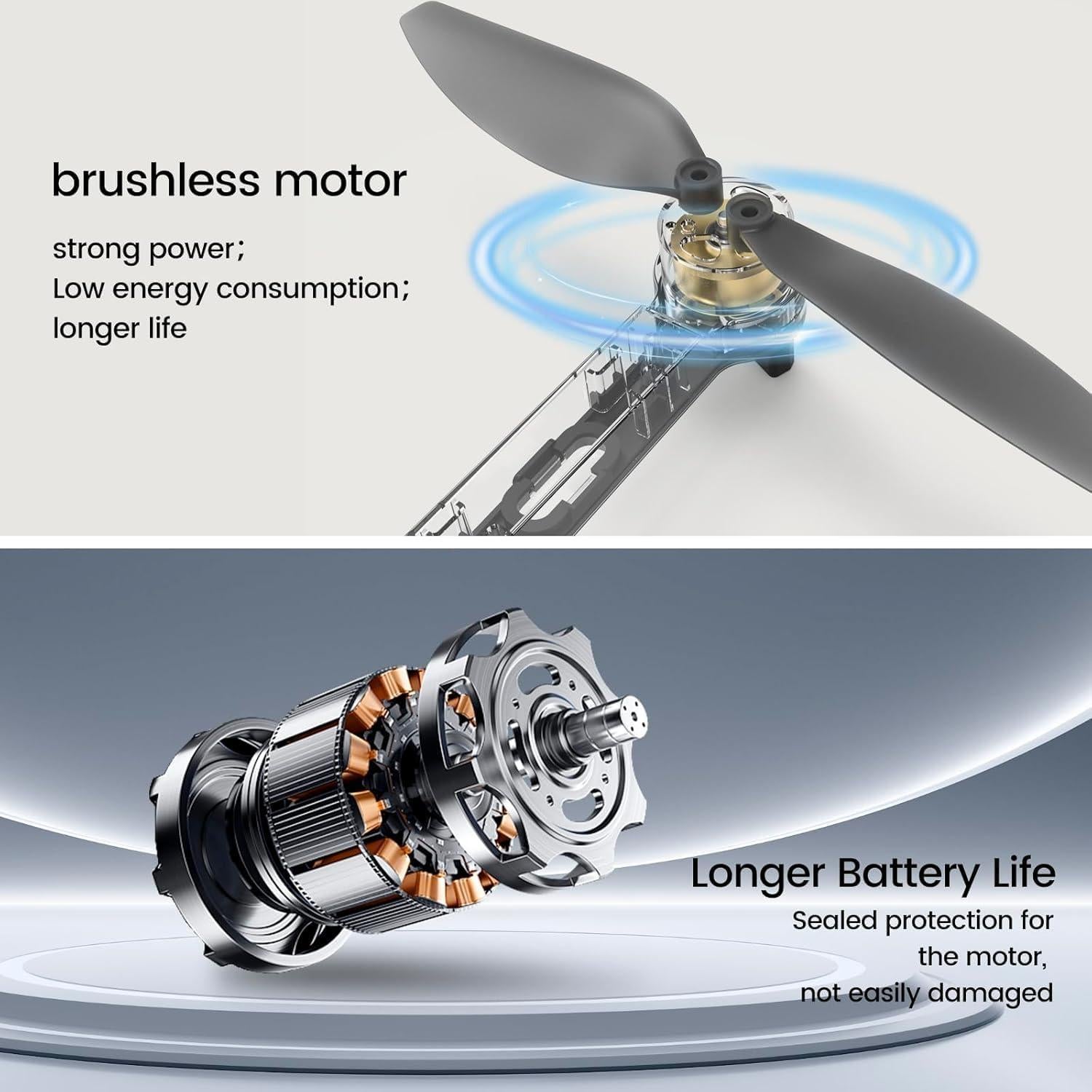 Drone TizzyToy MT002 4K con Cámara Ajustable y 40min Vuelo