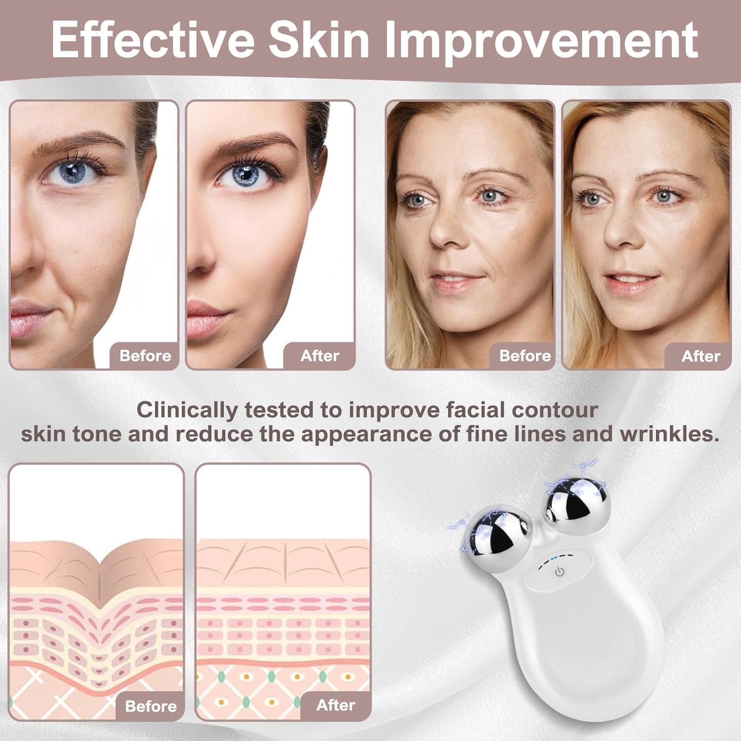 Dispositivo de Microcorriente Facial FETUIO Blanco - Antienvejecimiento