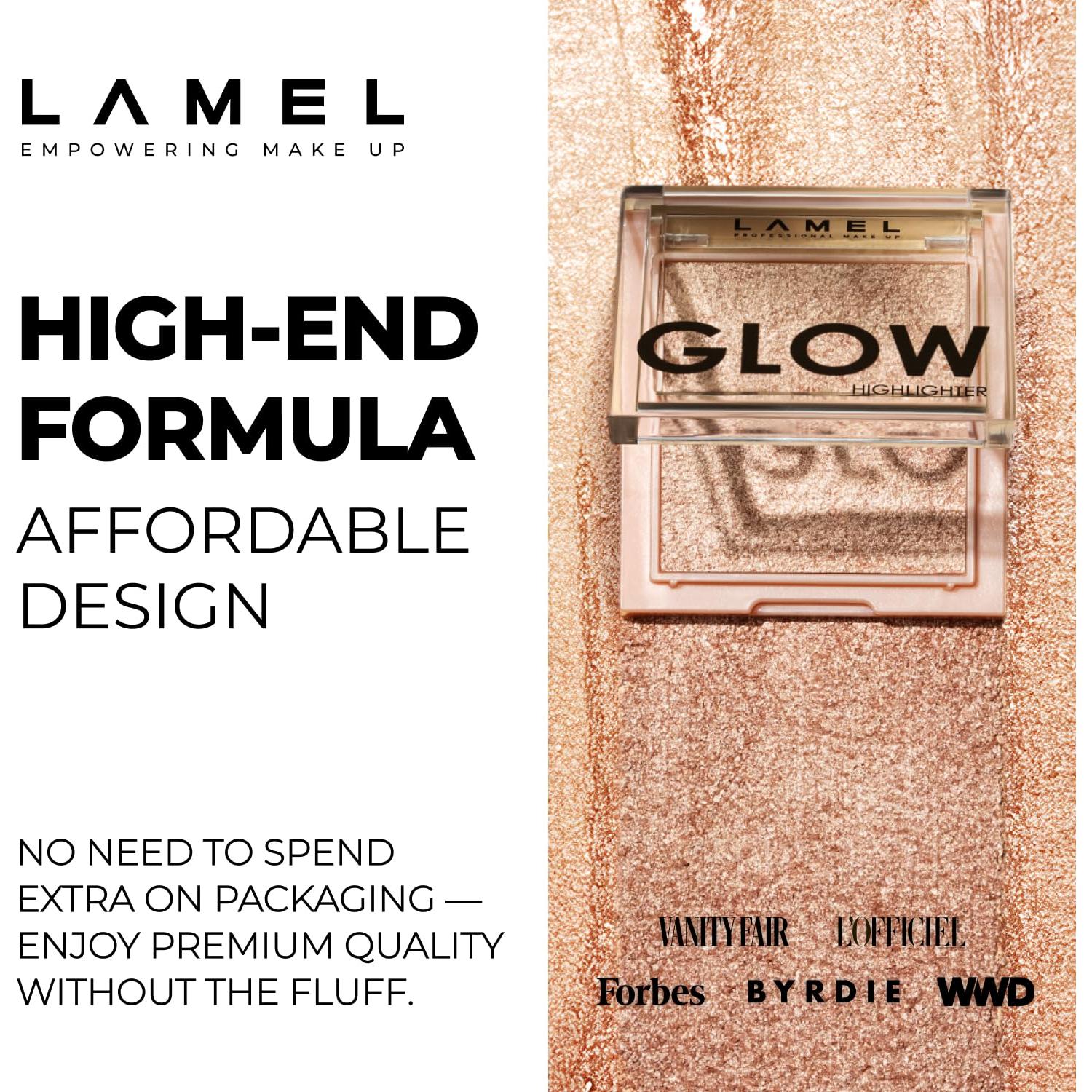 Iluminador Facial LAMEL 3.7g - Brillo Natural y Contorno