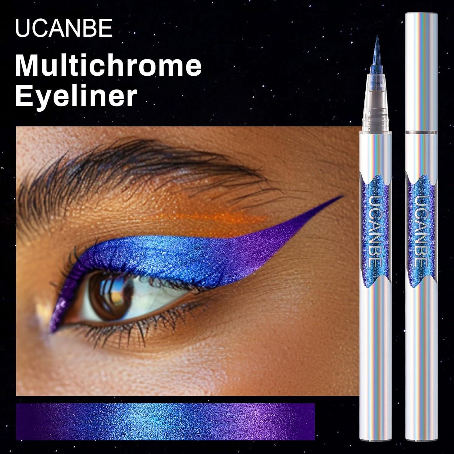 Delineador Líquido Camaleón UCANBE Azul Púrpura 12.8 cm