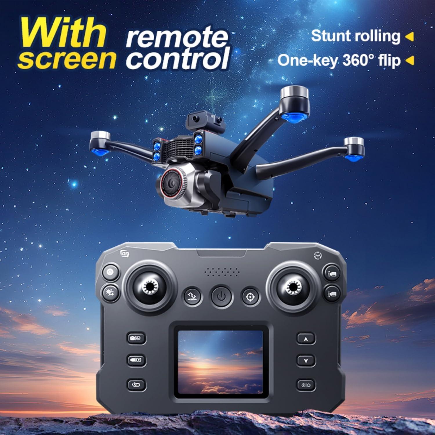 Dron EcuFlyAi K17MAX RC para Niños 1080P con 2 Baterías