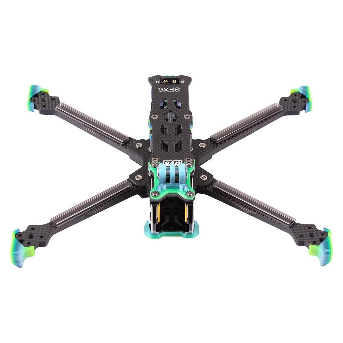 Kit Marco Drone FPV DYSRC SFX6 6 Pulgadas Fibra Carbono