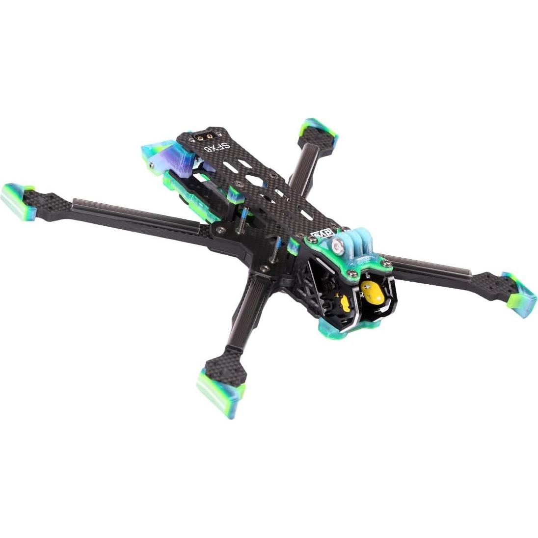 Kit Marco Drone FPV DYSRC SFX6 6 Pulgadas Fibra Carbono