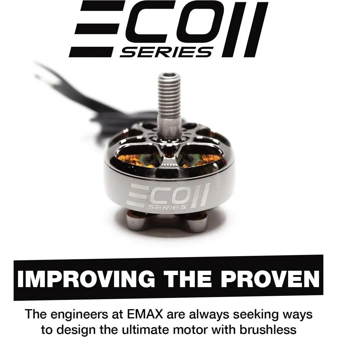 Motor Sin Escobillas EMAX ECO II 2807 1300KV para Drone FPV