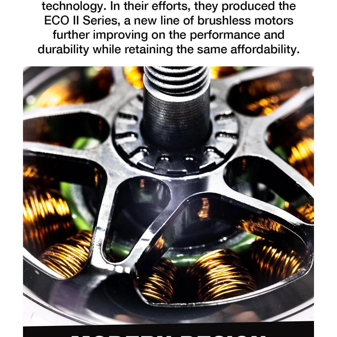 Motor Sin Escobillas EMAX ECO II 2807 1300KV para Drone FPV