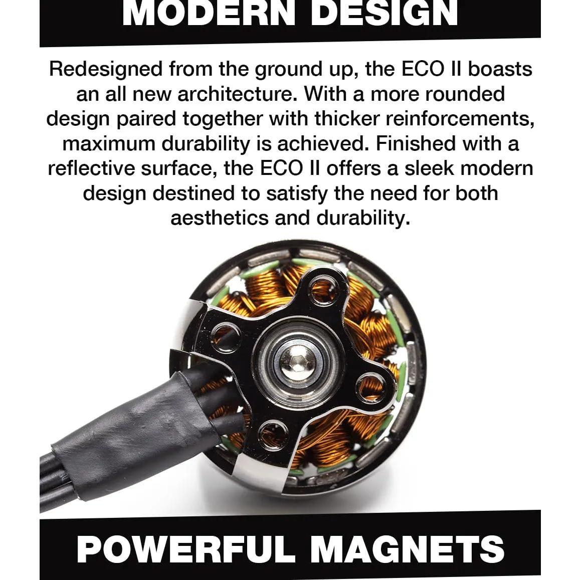 Motor Sin Escobillas EMAX ECO II 2807 1300KV para Drone FPV