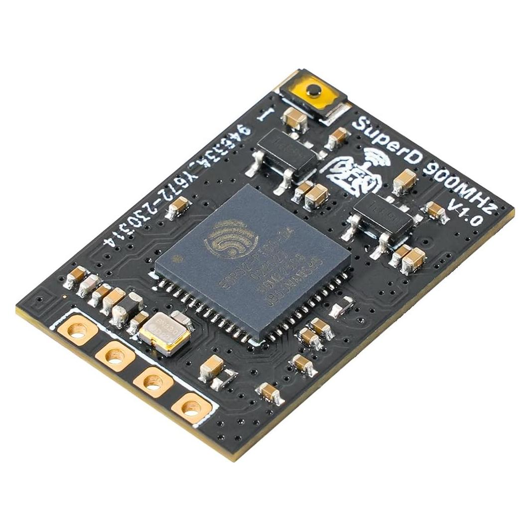 BETAFPV SuperD ELRS Diversity Receiver with Dual RX Chains 2 Antennas TXCO Tech Support CRSF Protocol for FPV Drone Fixed-Wing Aircraft Long Range Flying Aerial Photography FPV Freestyle Tricks-915M