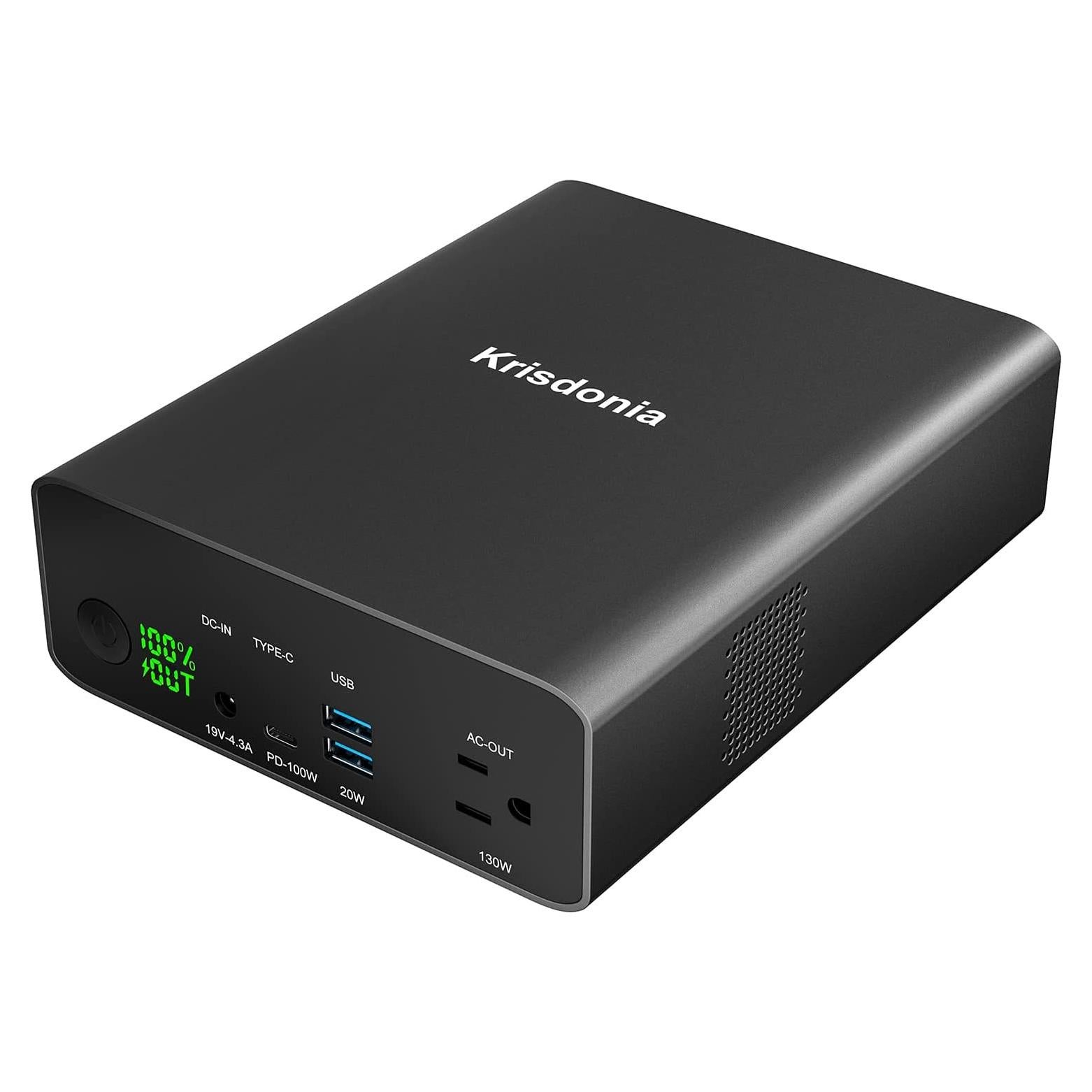 Banco de Energía Krisdonia NJF-K8 80000mAh 130W Carga Rápida