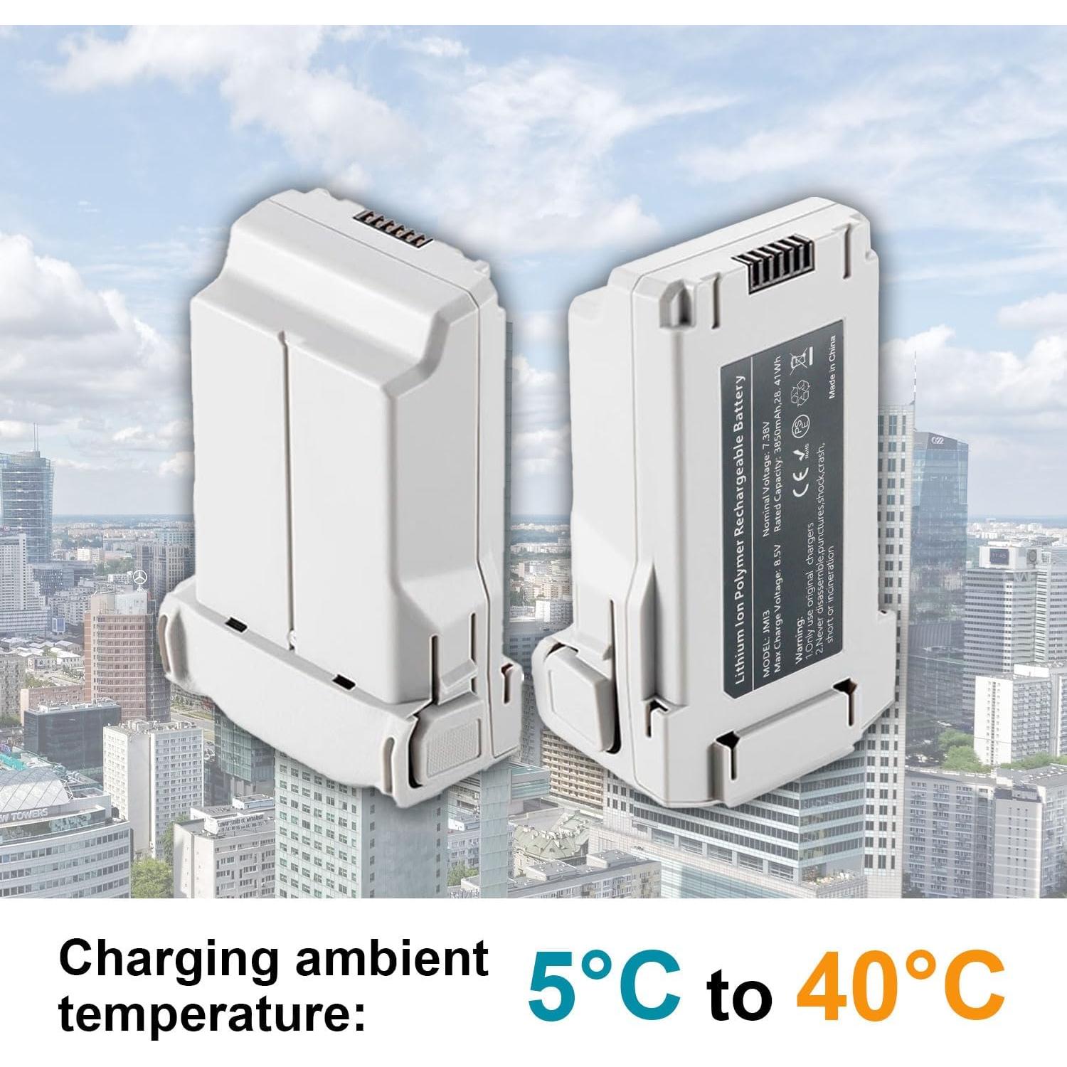 Batería de Vuelo Inteligente DOOIOO para DJI Mini 3 Pro 3850 mAh