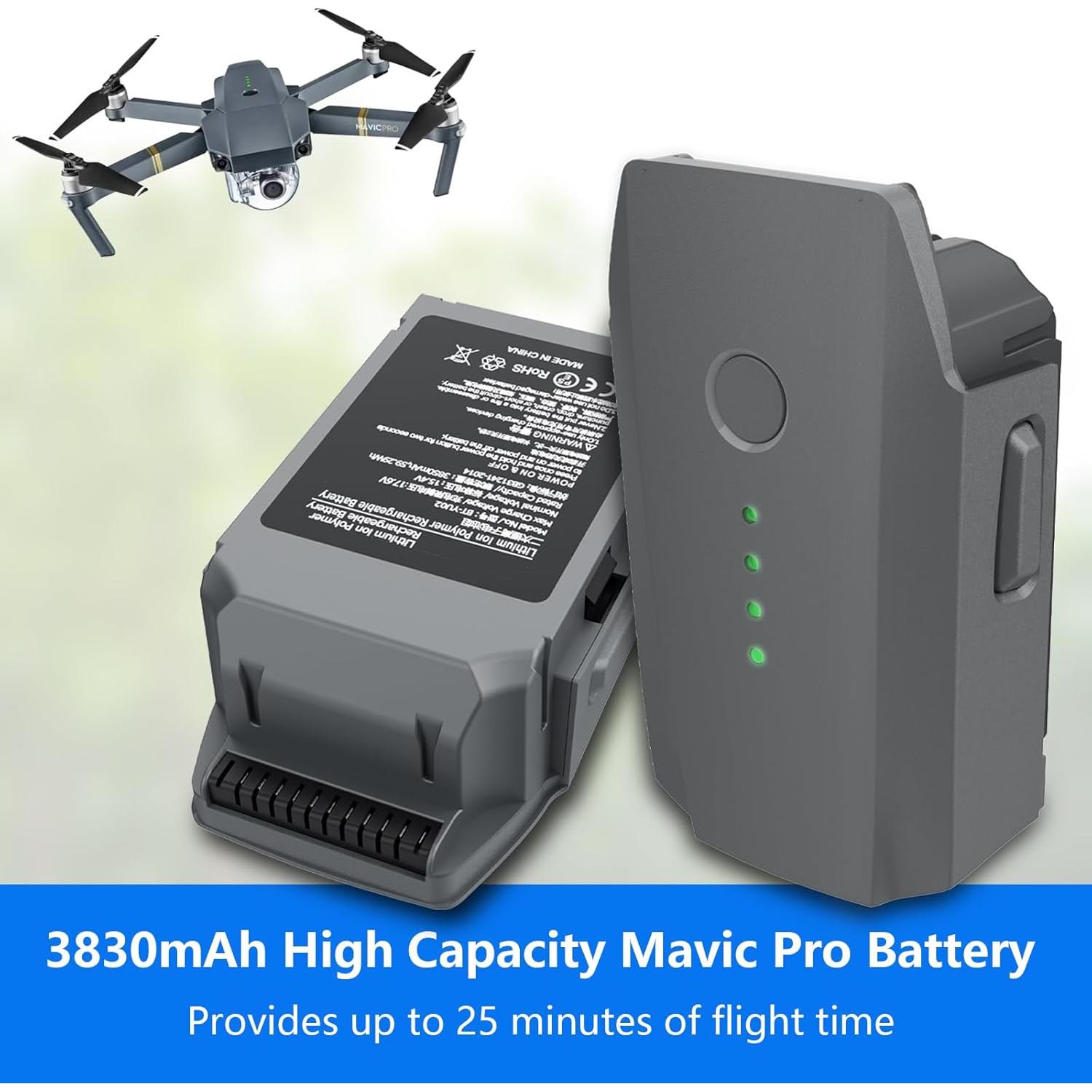 Batería de Vuelo Inteligente DJI Mavic Pro 2 Pack 11.4V 3830mAh