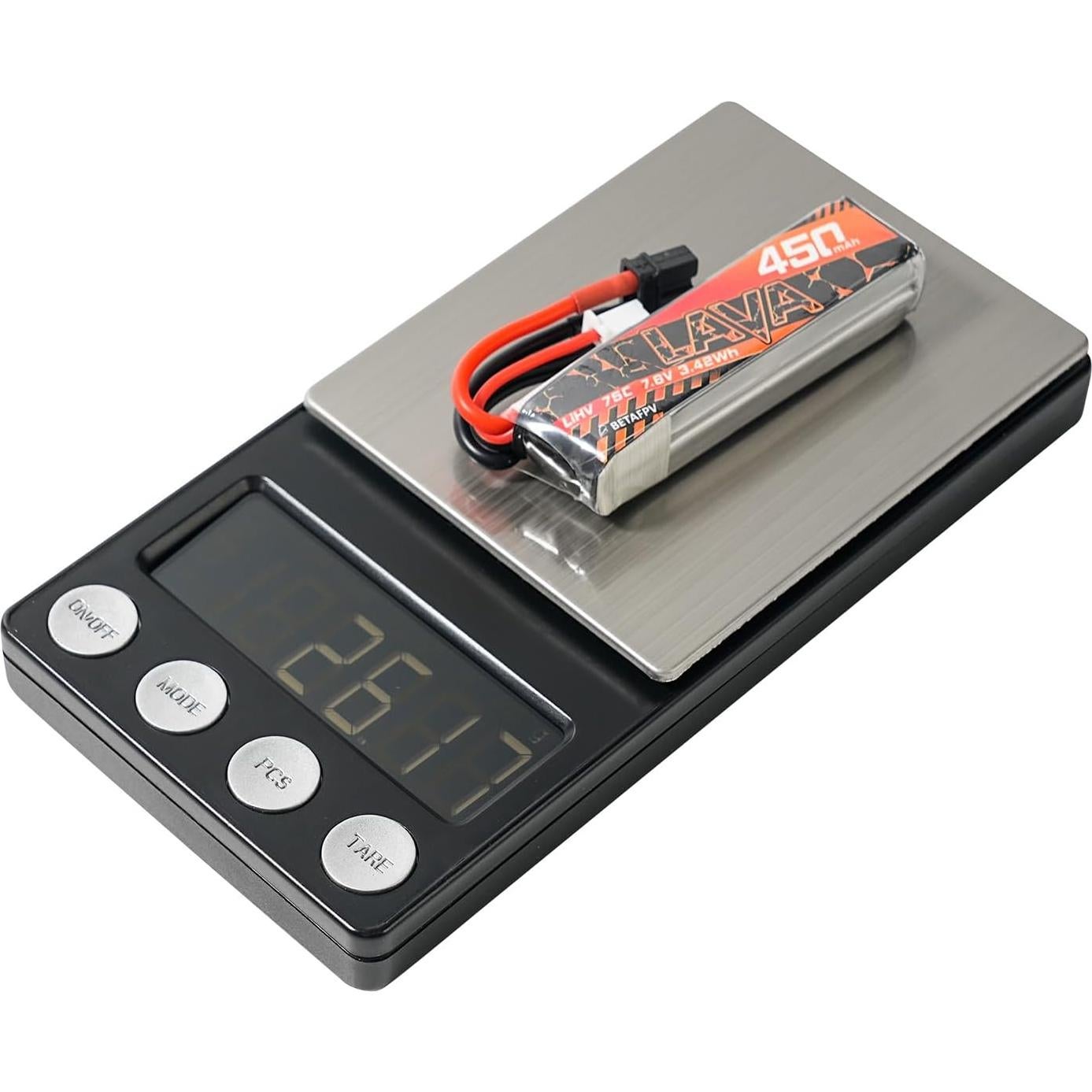 Batería Lipo 2S 450mAh 75C BETAFPV con Conector XT30 - 2 Pcs