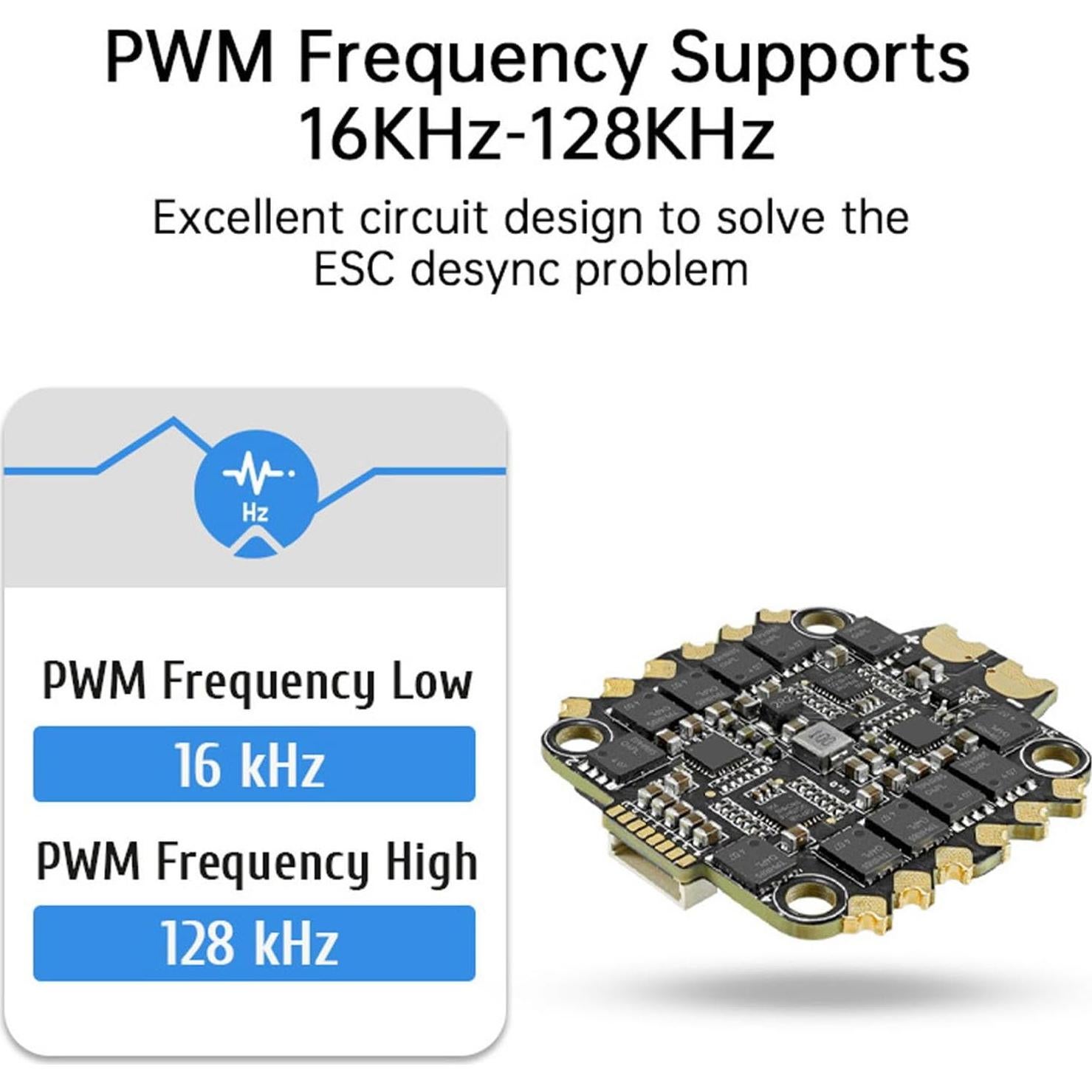 Placa ESC YWBL-WH STM32G071 70A para Drones FPV 2-8S