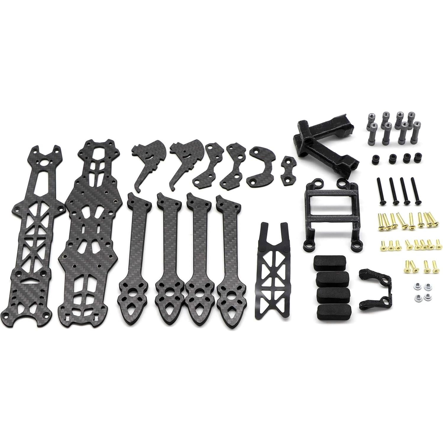 Marco de Dron FPV 224mm HD FPVDrone Fibra de Carbono 5"