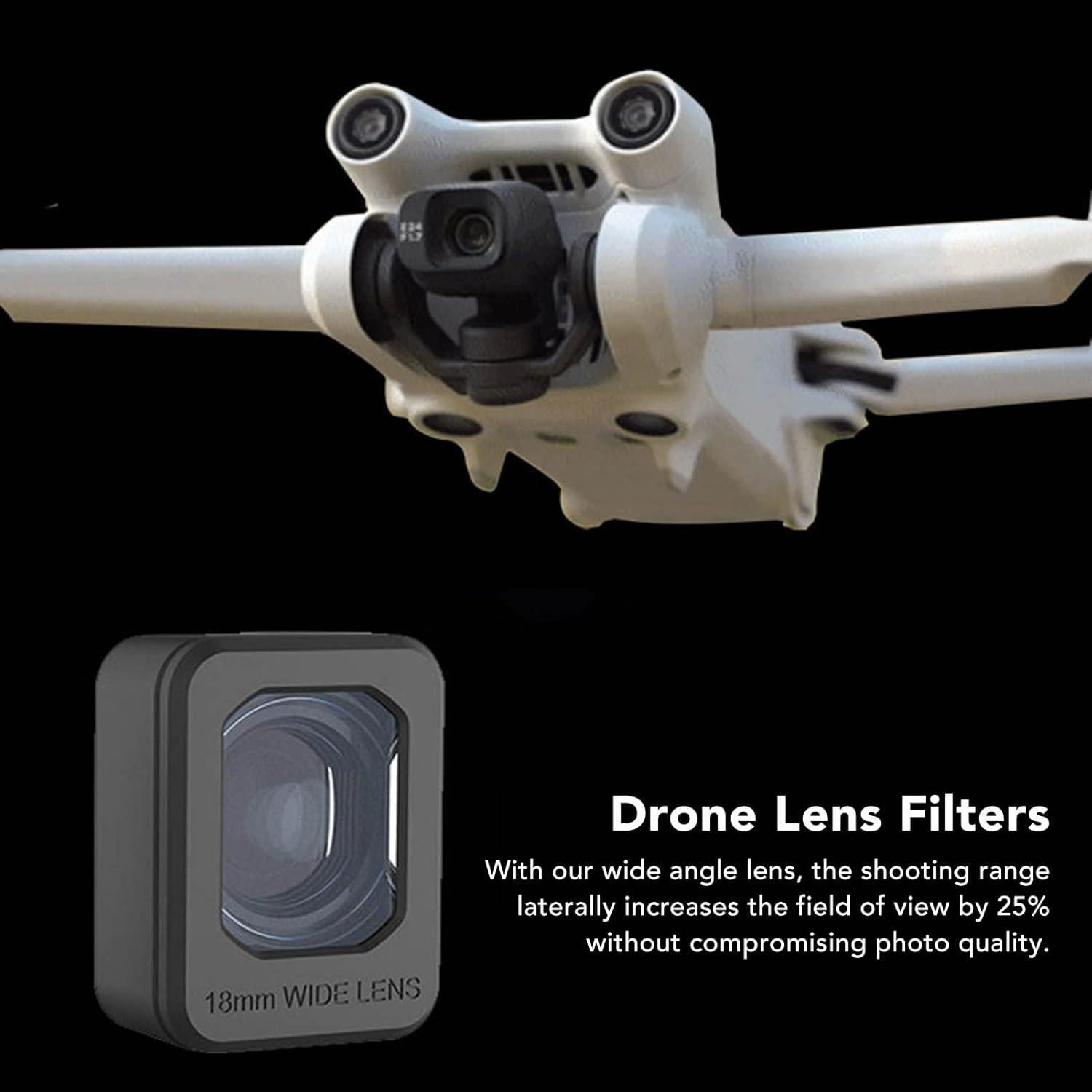 Lente Gran Angular ASHATA para Dron Mini 3 Pro - HD 25% Más Visión