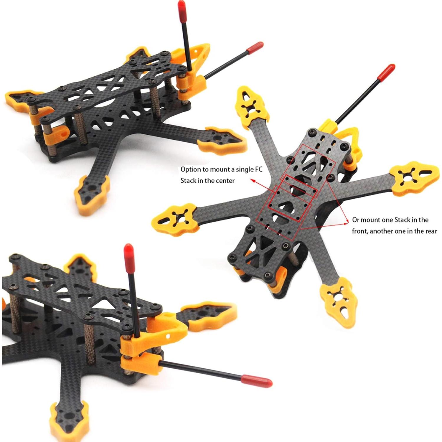 Marco de Dron GX140 Usmile 140mm Fibra de Carbono FPV 1080P