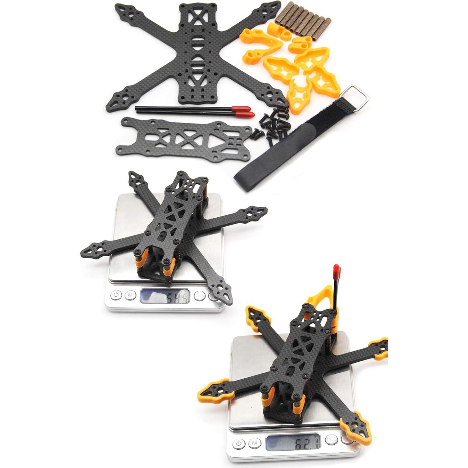 Marco de Dron GX140 Usmile 140mm Fibra de Carbono FPV 1080P