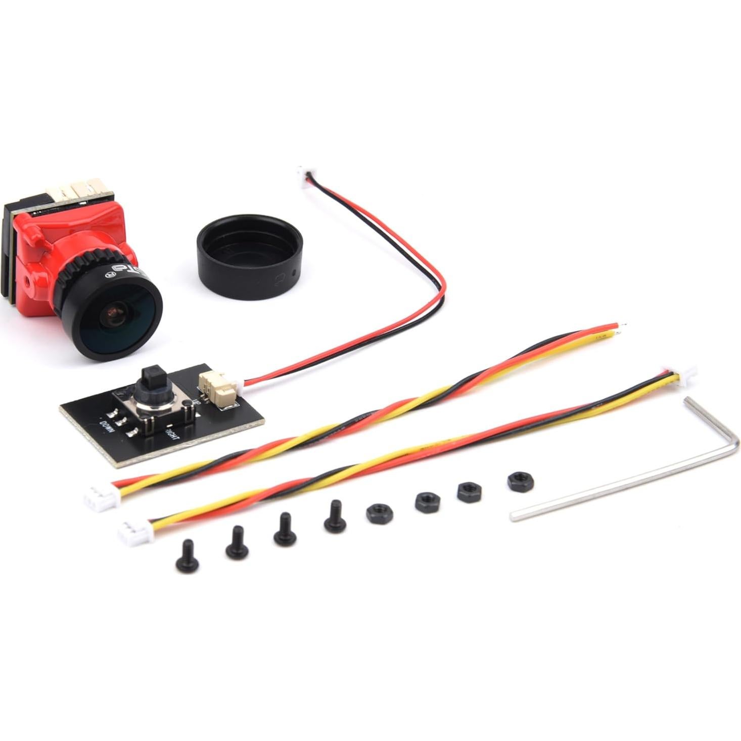 Cámara Mini FPV Readytosky 2000TVL Starlight 2.1mm Rojo