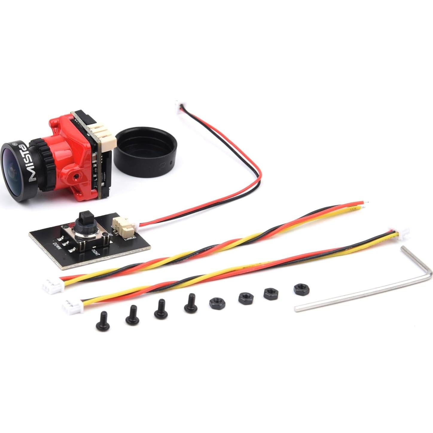Cámara Mini FPV Readytosky 2000TVL Starlight 2.1mm Rojo