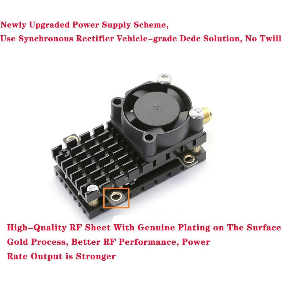 Transmisor FPV SoloGood 5.8GHz 2000mW 20Km con Antena SMA