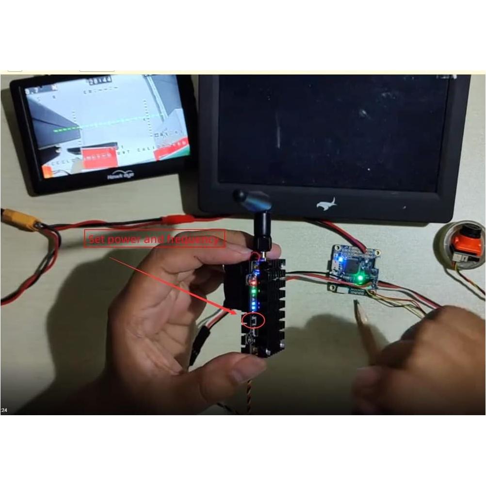 Transmisor FPV SoloGood 5.8GHz 2000mW 20Km con Antena SMA