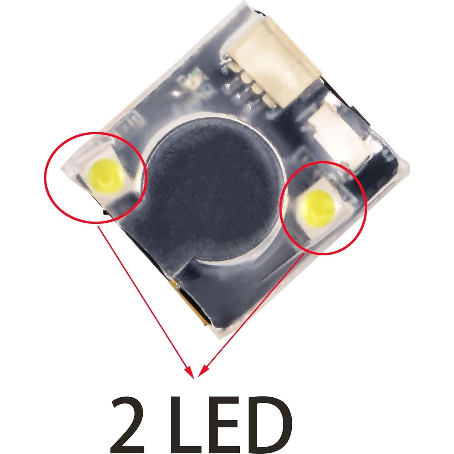 Buscador FPVDrone 110dB Buzzer Alarma Dron LED Dual