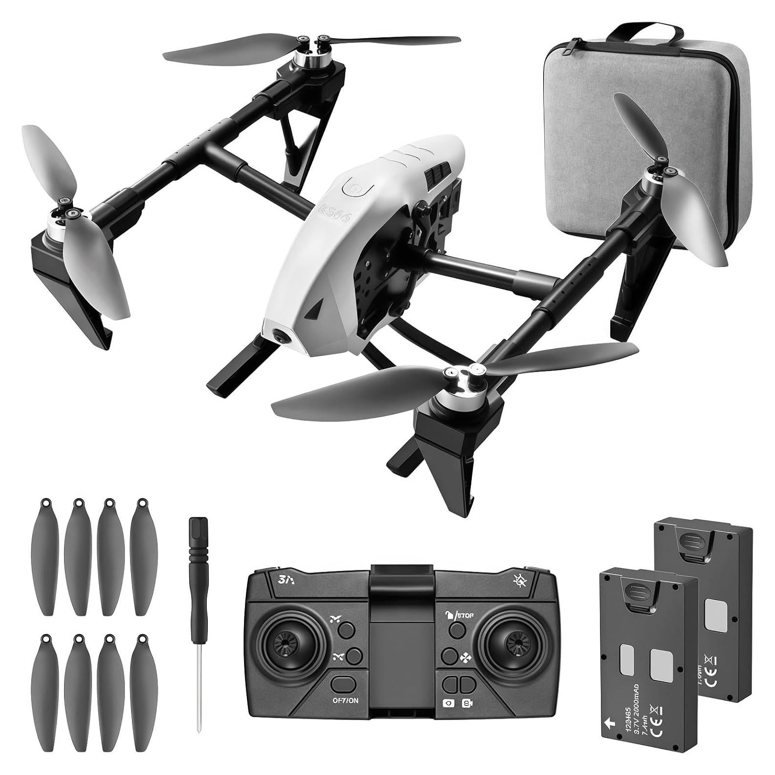 Drone KS66 Enttgo con Cámara 1080P y 2 Baterías