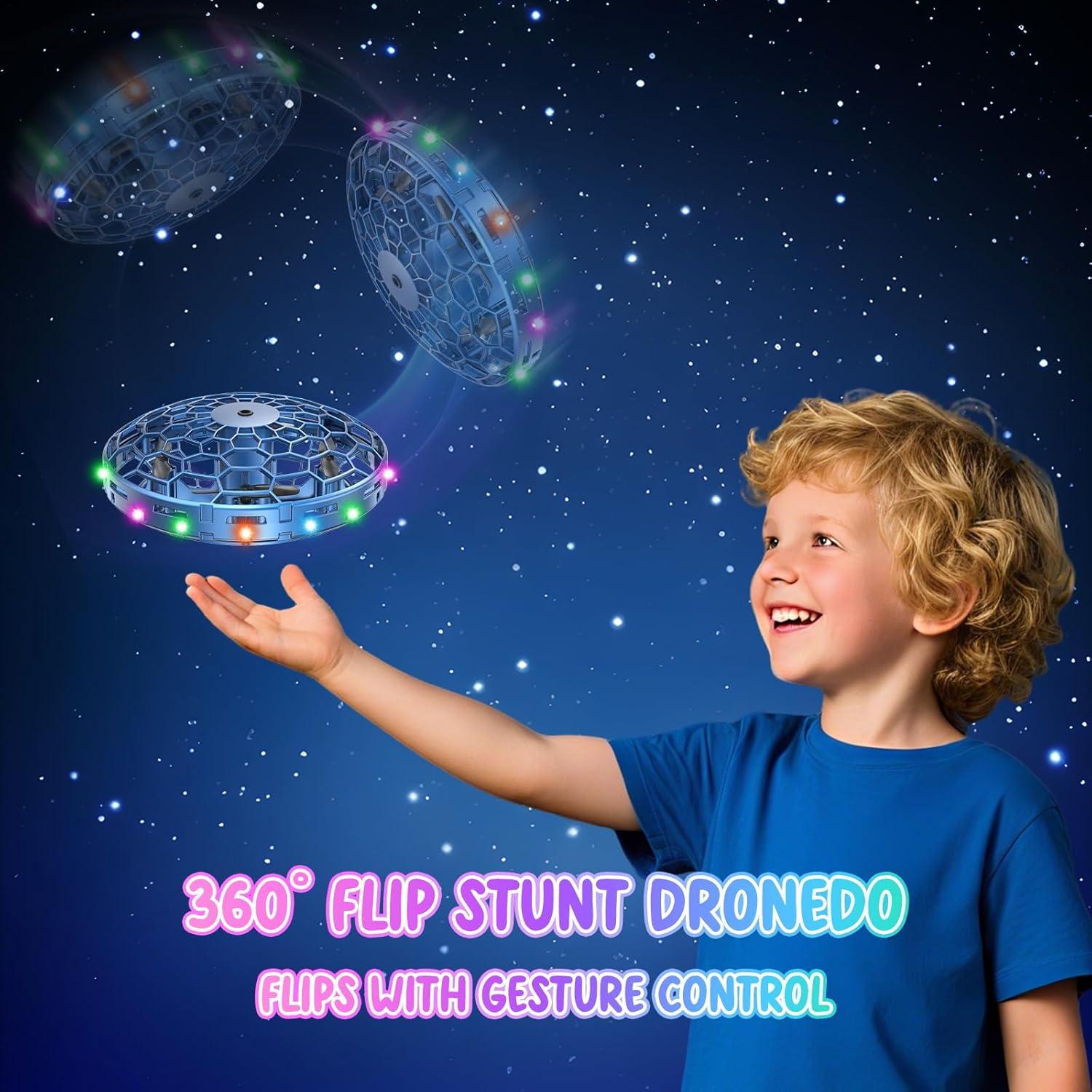 Dron Volador para Niños PYMSRTY TSM005 con Luces LED 360°