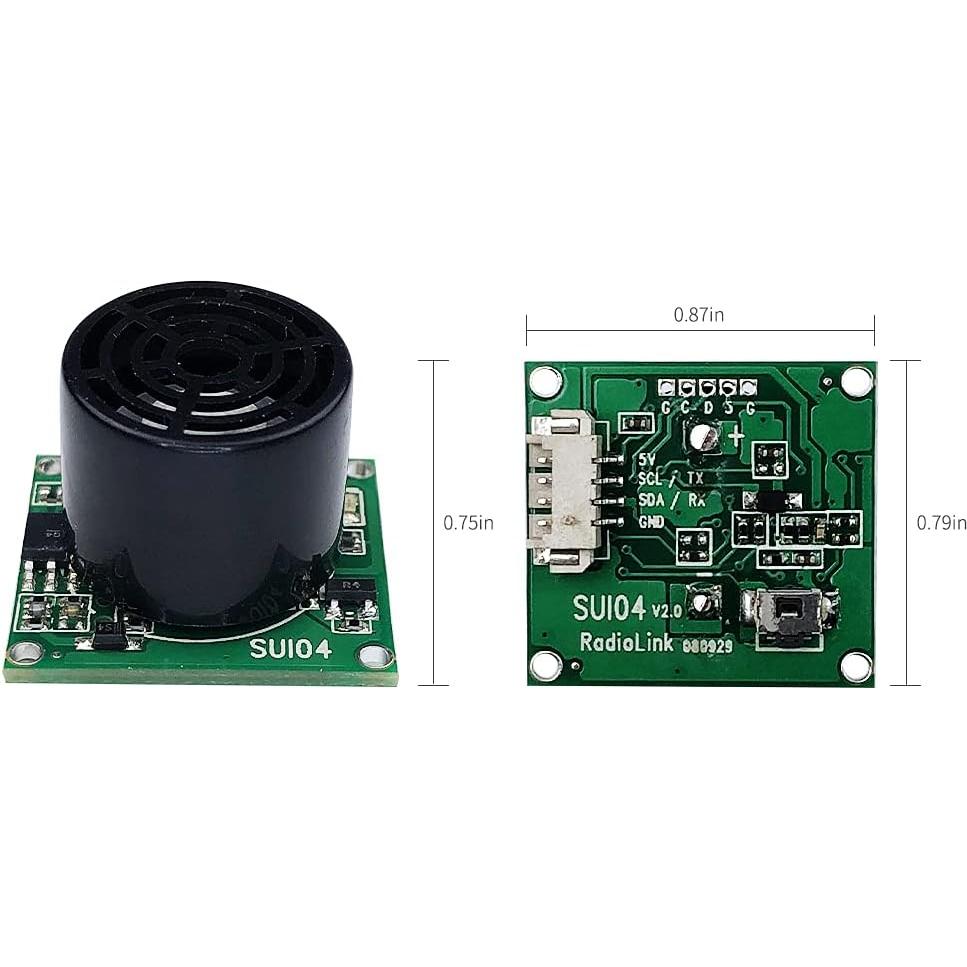 Sensor Ultrasonico Radiolink SUI04 para Drones y Robots