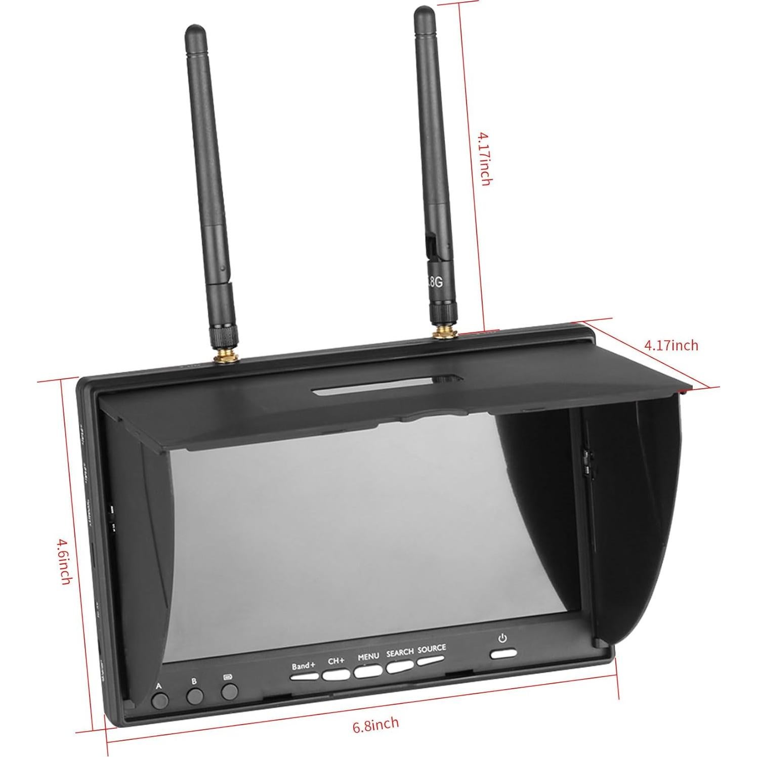 Monitor Portátil FPV Speedy Bee 7" LCD 800x480 con DVR