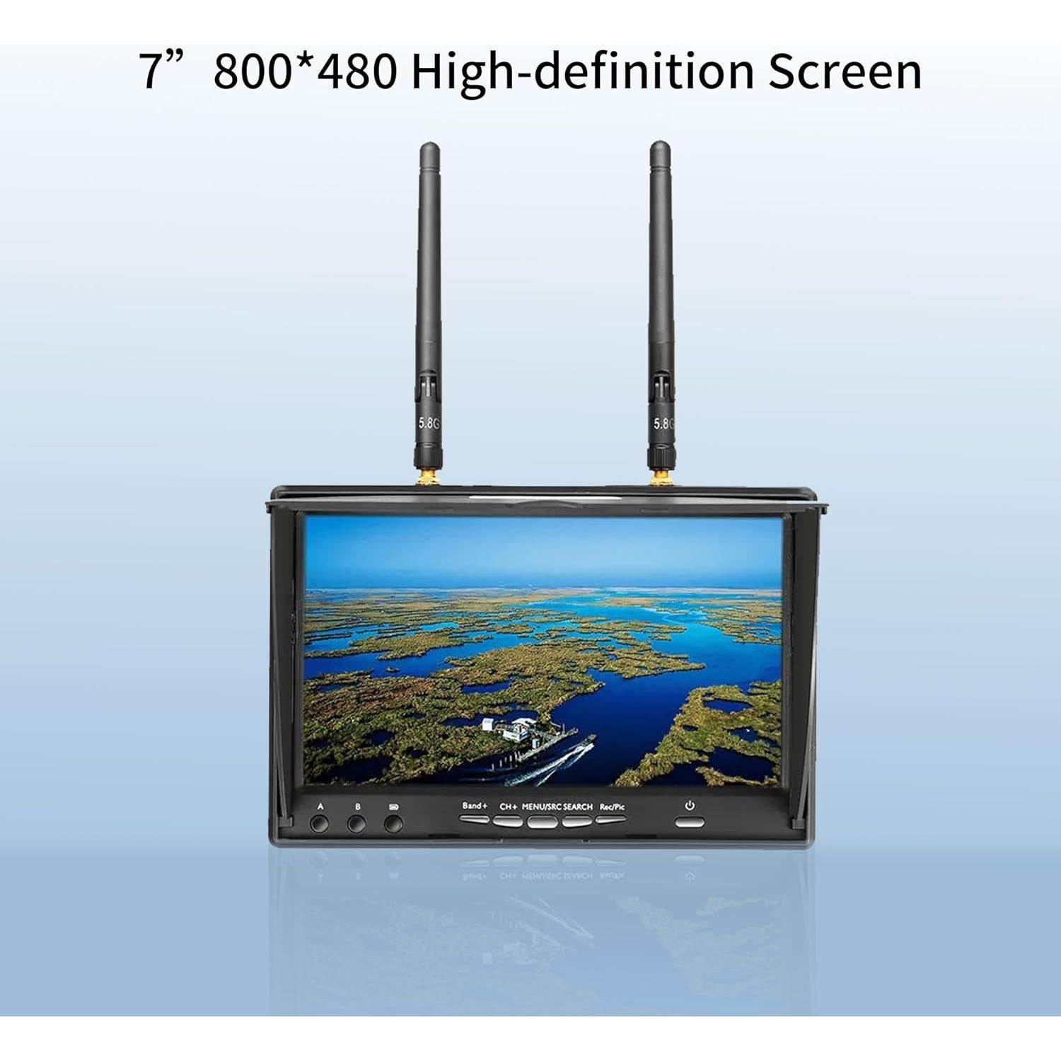 Monitor Portátil FPV Speedy Bee 7" LCD 800x480 con DVR