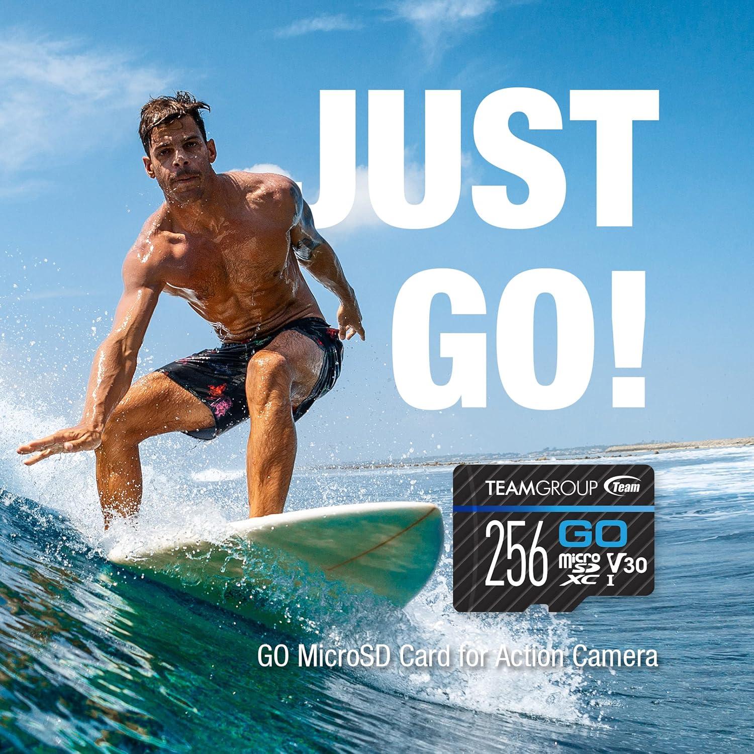 Tarjeta Micro SDXC TEAMGROUP GO 128GB 5 Pack UHS-I V30 4K