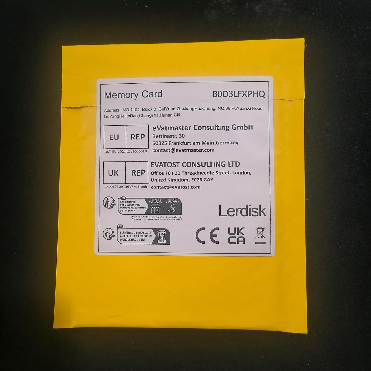 Tarjeta Micro SD 64GB Lerdisk U3 A1 V30 10-Pack con Adaptador