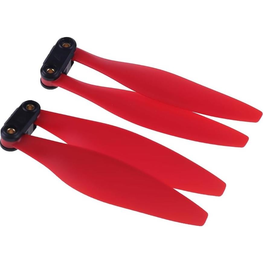 Hélices Plegables para Drone HS720 HS720E - 12 Pcs en Rojo, Blanco y Negro