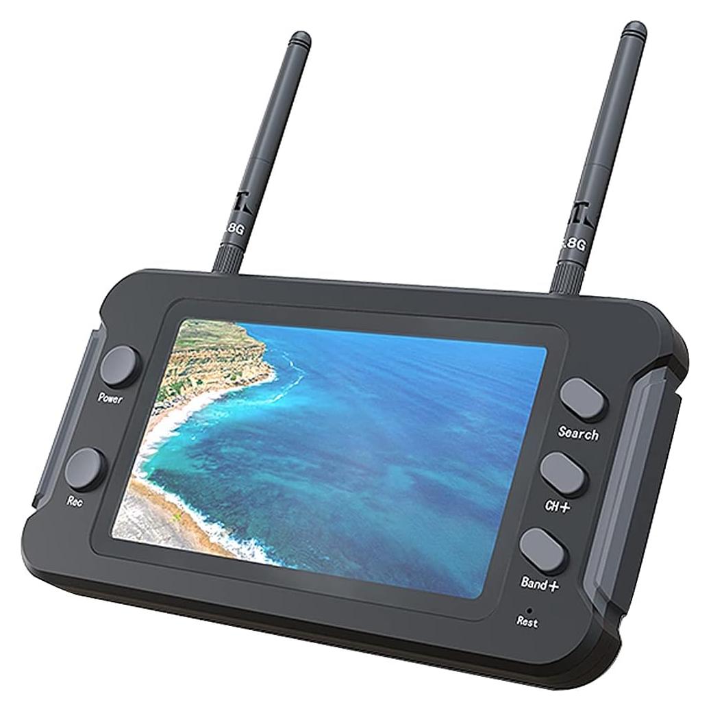 Monitor FPV SoloGood 4.3" 800x480 IPS 5.8GHz DVR para Drones