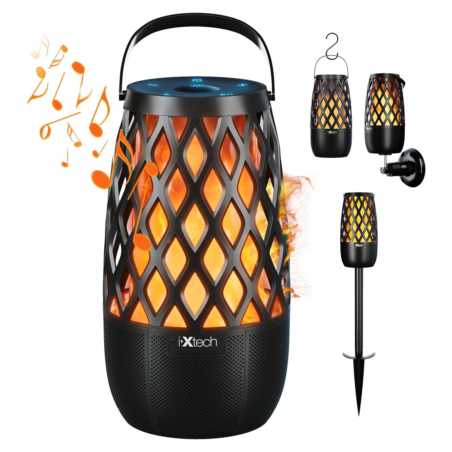 Altavoz Bluetooth IXTECH E01 Bola de Fuego Impermeable 360°