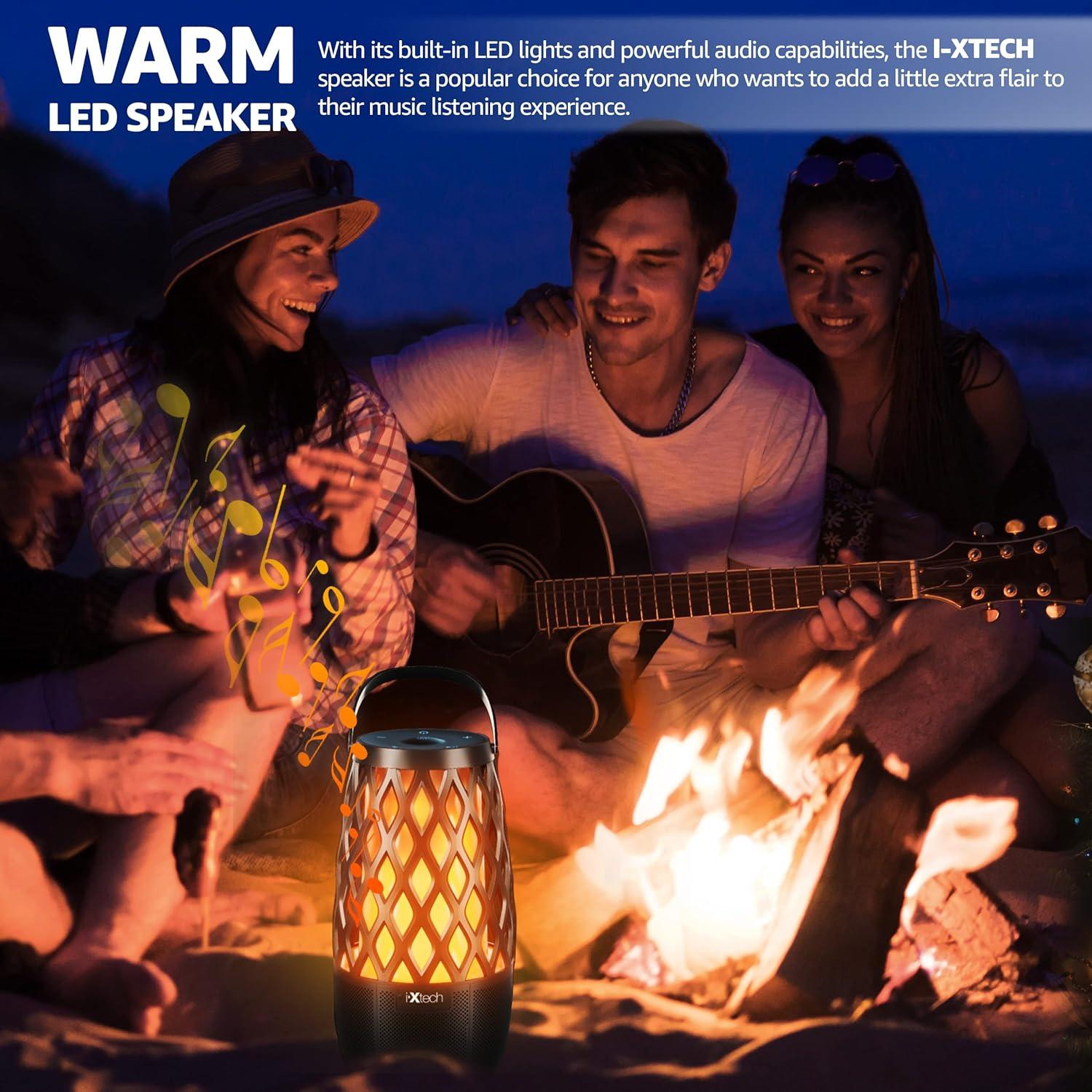 Altavoz Bluetooth IXTECH E01 Bola de Fuego Impermeable 360°