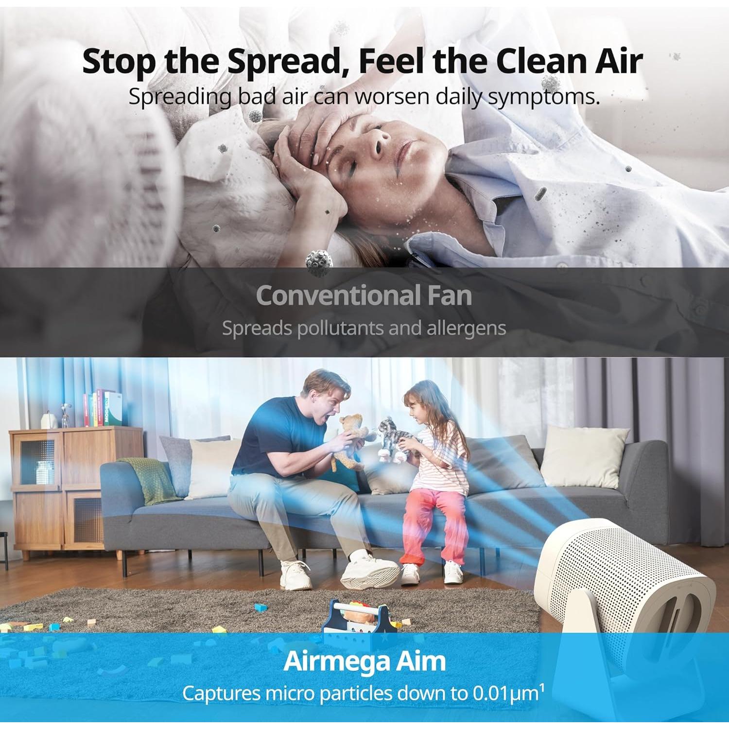 Purificador de Aire Coway Airmega AIM 22.9 m² HEPA Control Remoto