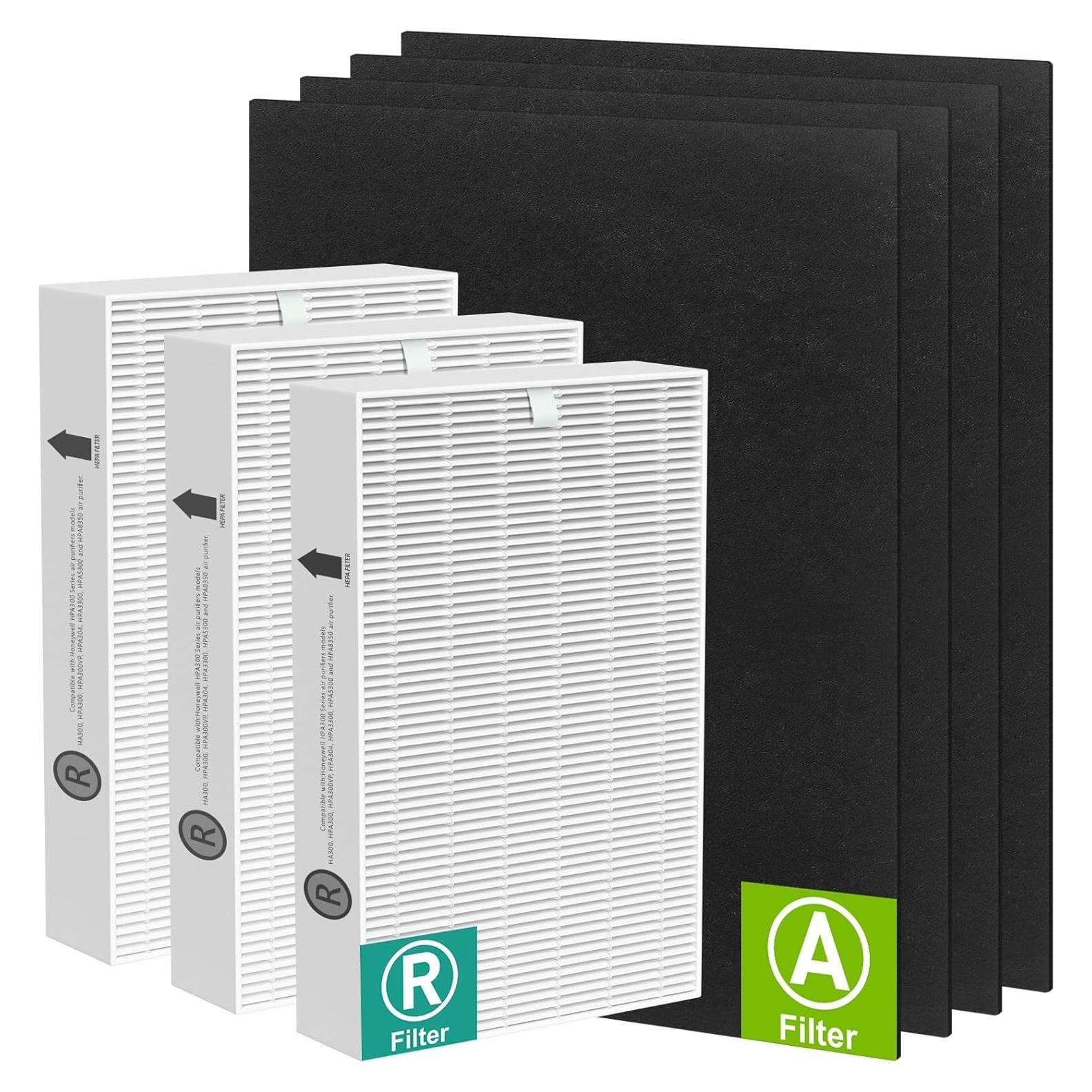 Filtro HEPA HPA300 Musslan 3 Reemplazos + 4 Filtros Carbono