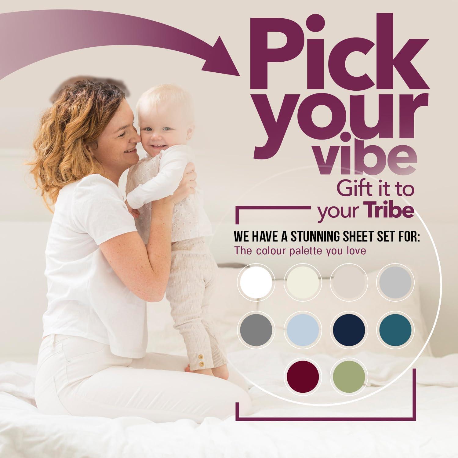 Juego de Sábanas Doble Algodón Egipcio 1200 Hilos Texas Linen Beige