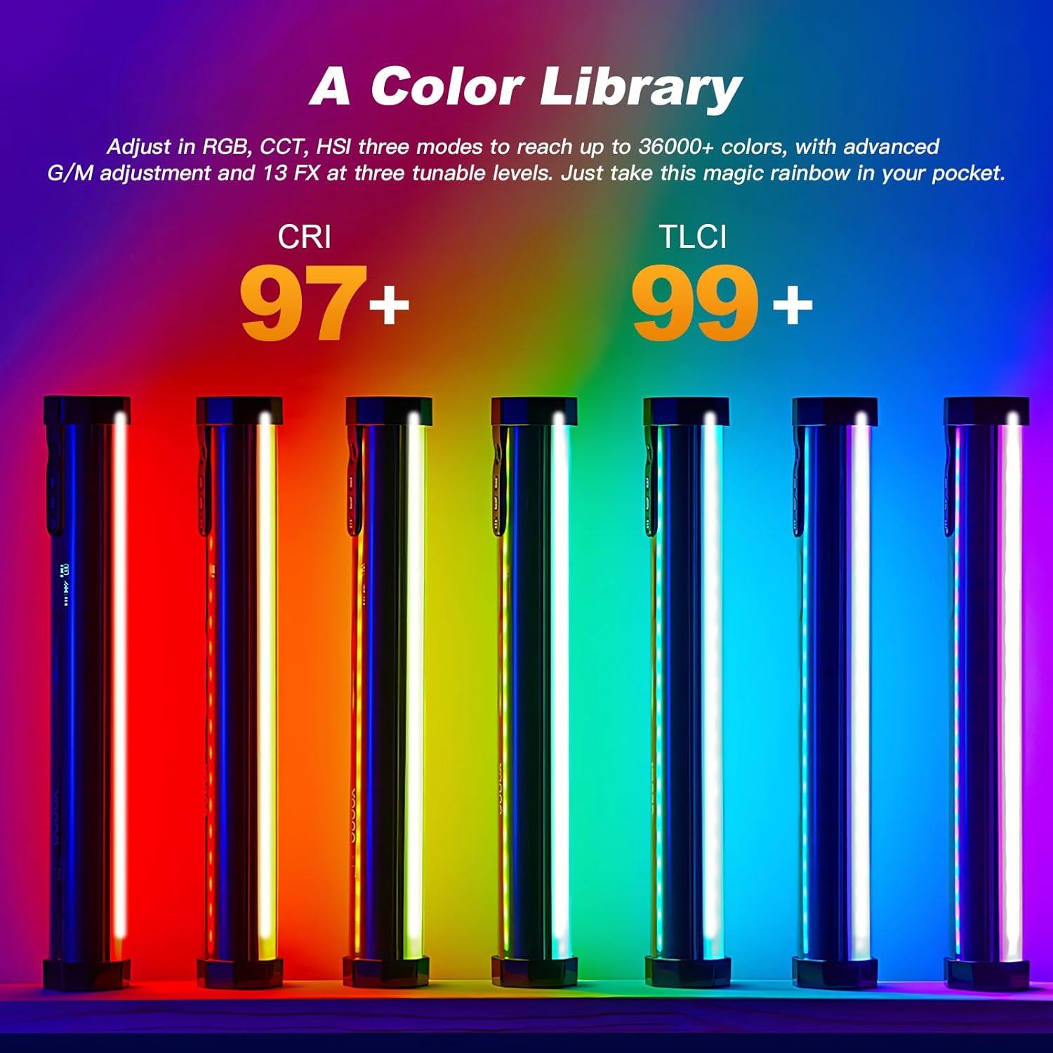 Tubo de Luz RGB Godox TL30 8W 2700-6500K Batería 2900mAh