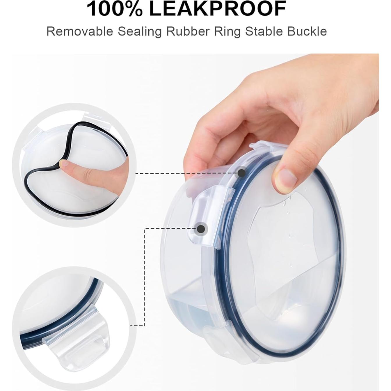 Contenedor de Almacenamiento de Alimentos FOOYOO 32 Piezas Hermético