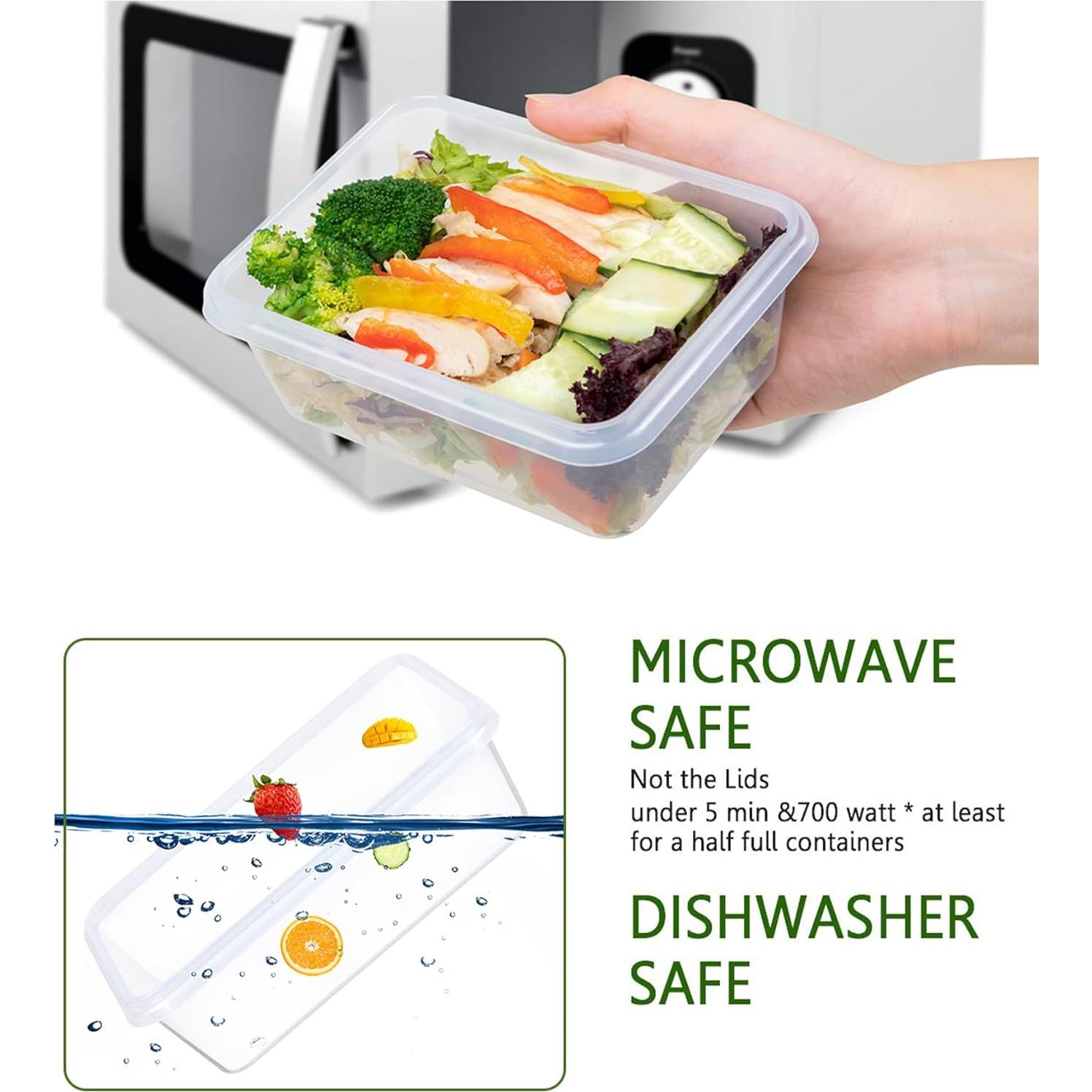 Contenedor de Almacenamiento de Alimentos FOOYOO 32 Piezas Hermético