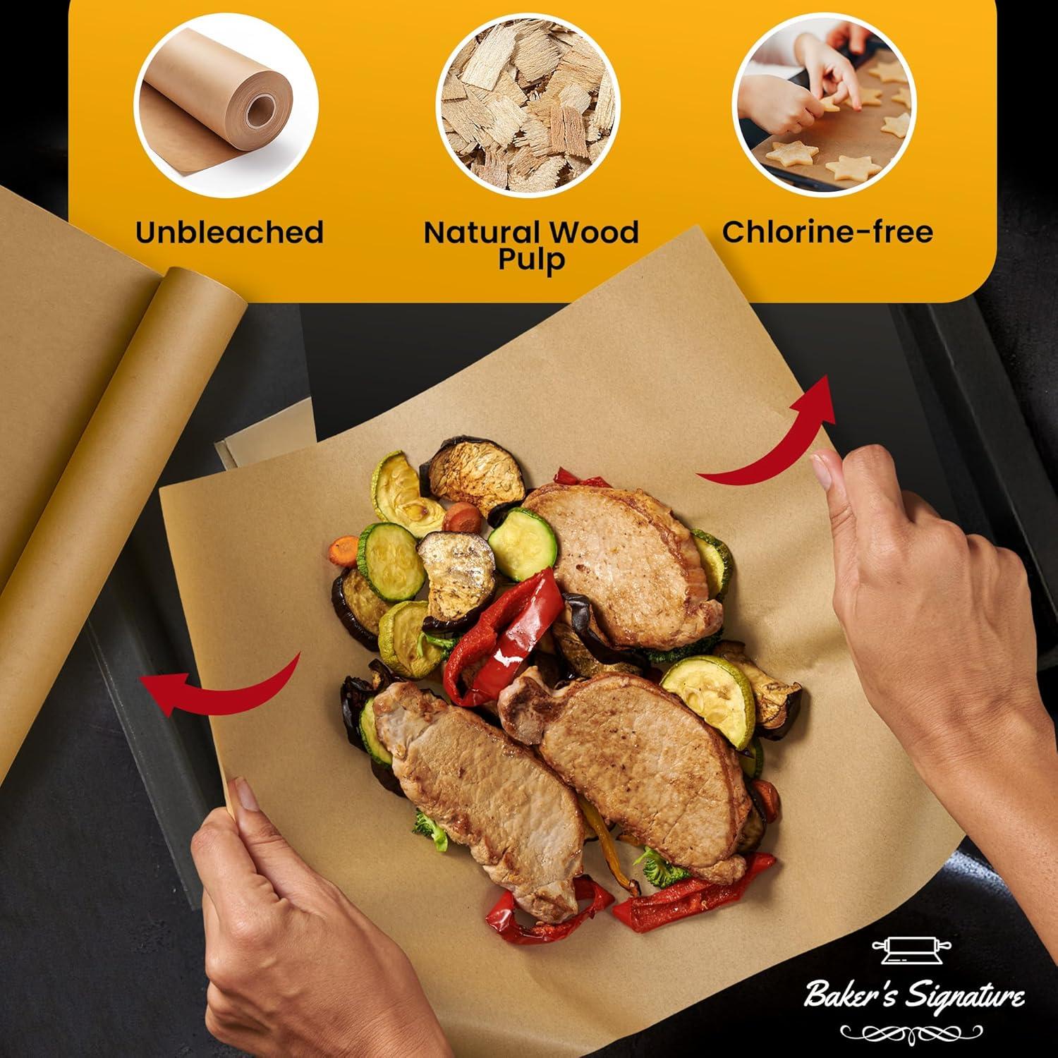 Papel Pergamino Sin Blanquear Baker's Signature 38.1cm x 64m