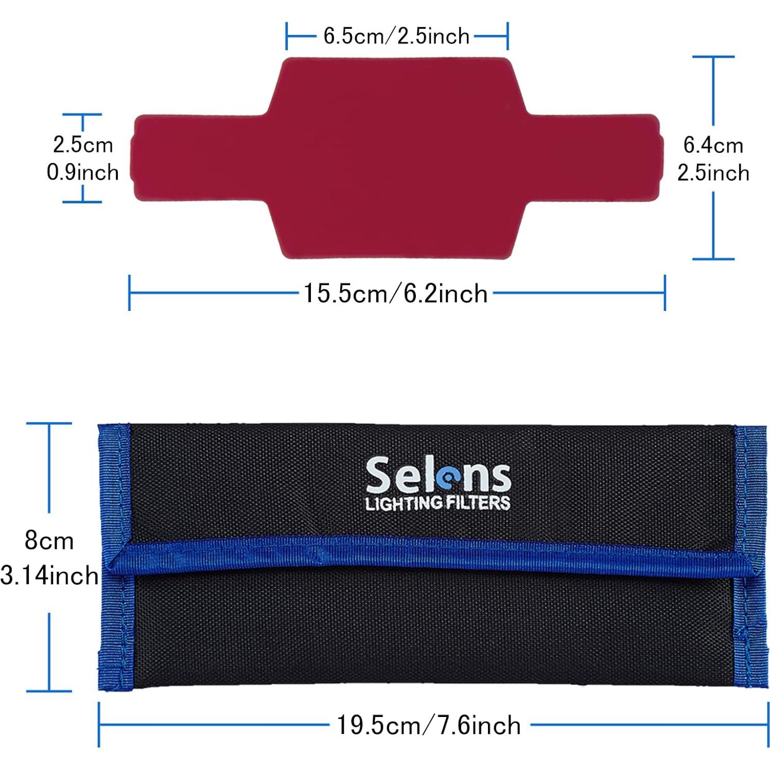 Filtros de Luz Selens SE-CG20 20 Pcs para Flash de Cámara