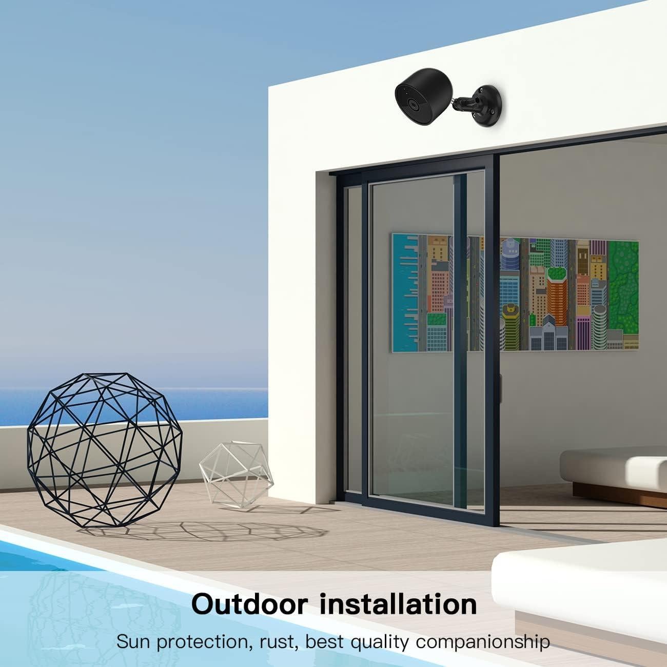 Funda Protectora Resistente al Agua + Soporte HOLACA para Google Nest Cam Batería