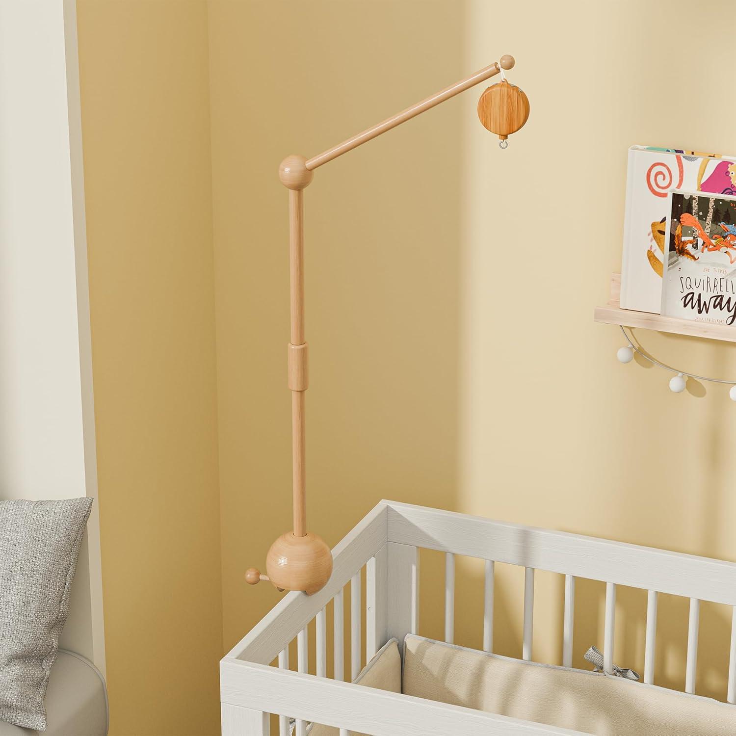 Brazo de Móvil para Cuna de Madera con Caja de Música 82.5 cm
