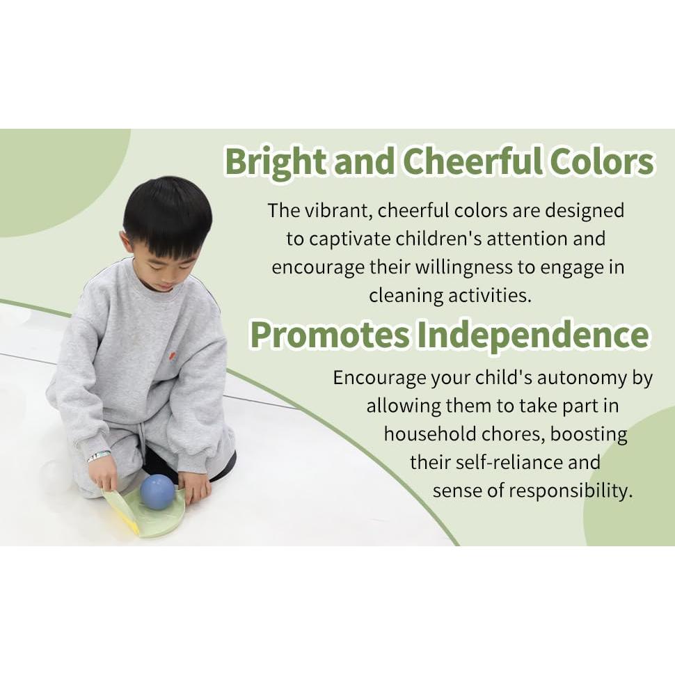 Juego de Limpieza para Niños Midoneat 6 Piezas Verde