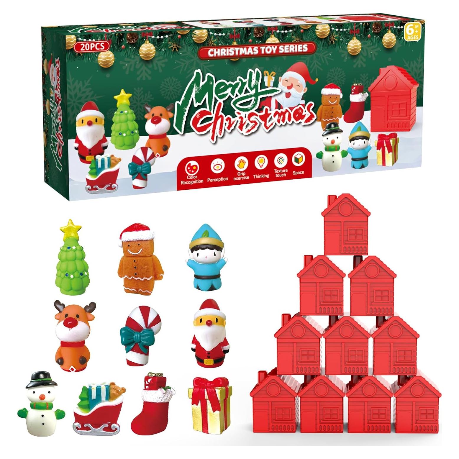 Juguetes Apilables Oeleoyi 20 Piezas Marionetas Dedo Montessori